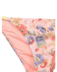 Top bikini a fiori rosa di Zimmermann