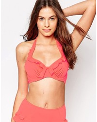 Top bikini arancione di Pour Moi?