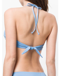 Top bikini azzurro di Mara Hoffman