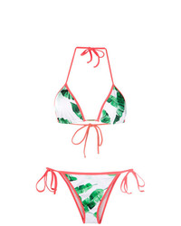 Top bikini bianco e verde di BRIGITTE
