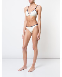 Top bikini bianco di Morgan Lane