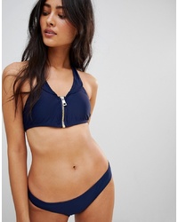 Top bikini blu scuro di South Beach