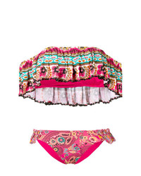 Top bikini con volant multicolore di Anjuna