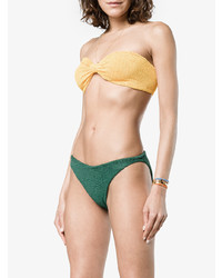 Top bikini giallo di Hunza G