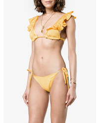 Top bikini giallo di Hunza G