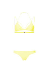 Top bikini giallo di Dion Lee