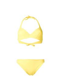 Top bikini giallo di Fisico