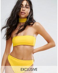 Top bikini giallo di Missguided