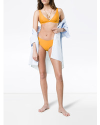 Top bikini giallo di Matteau