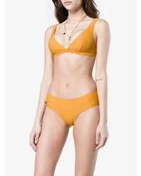 Top bikini giallo di Matteau
