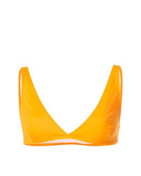 Top bikini giallo di Solid & Striped