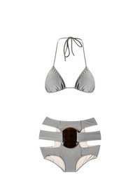 Top bikini grigio di Adriana Degreas