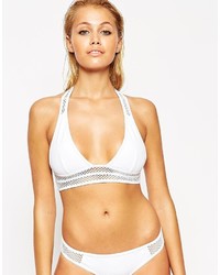 Top bikini in rete bianco di Asos