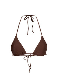 Top bikini marrone scuro di Matteau