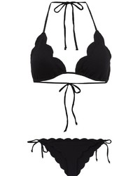 Top bikini nero di Marysia Swim