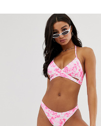 Top bikini rosa di New Look