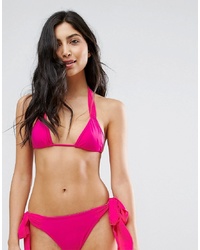 Top bikini rosa di PrettyLittleThing