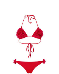 Top bikini rosso di La Reveche