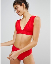 Top bikini rosso di Missguided