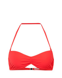 Top bikini rosso di Morgan Lane