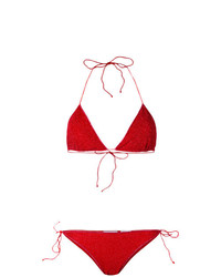Top bikini rosso di Oseree