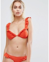 Top bikini rosso di PrettyLittleThing