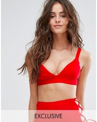 Top bikini rosso di South Beach