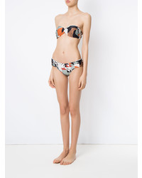 Top bikini stampato multicolore di Adriana Degreas