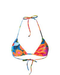 Top bikini stampato multicolore di Mara Hoffman