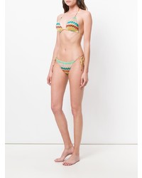 Top bikini stampato multicolore di MISSONI MARE