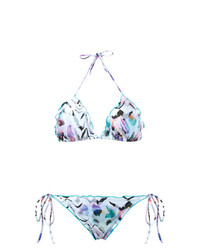 Top bikini stampato viola chiaro di BRIGITTE