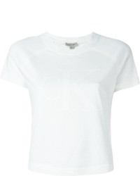 Top corto bianco di Calvin Klein Jeans