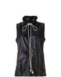 Top senza maniche in pelle nero di Calvin Klein 205W39nyc