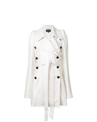 Trench bianco di Ann Demeulemeester
