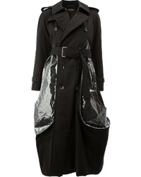 Trench nero di Comme des Garcons