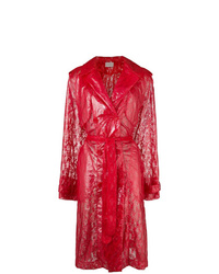 Trench rosso di Christopher Kane