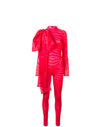 Tuta stampata rossa di Atu Body Couture