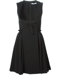 Vestito a pieghe nero di Givenchy