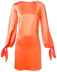 Vestito a trapezio arancione di Carven