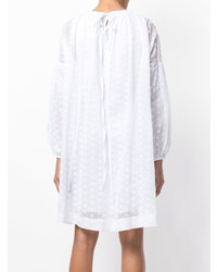Vestito a trapezio di pizzo bianco di Calvin Klein 205W39nyc
