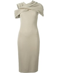 Vestito a tubino beige di Givenchy