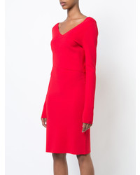 Vestito a tubino rosso di Dvf Diane Von Furstenberg