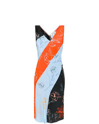Vestito a tubino stampato multicolore di Dvf Diane Von Furstenberg