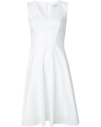 Vestito bianco di Carolina Herrera