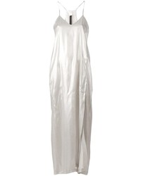 Vestito canotta di seta bianco di Ilaria Nistri