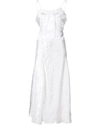 Vestito canotta di seta bianco di Victoria Beckham