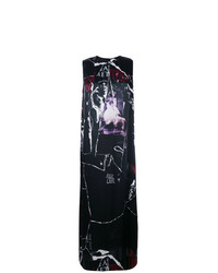 Vestito canotta stampato nero di McQ Alexander McQueen