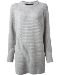 Vestito casual di lana grigio di Proenza Schouler