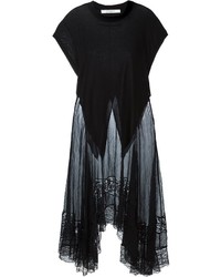 Vestito casual di pizzo nero di Givenchy