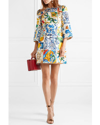 Vestito casual stampato multicolore di Dolce & Gabbana